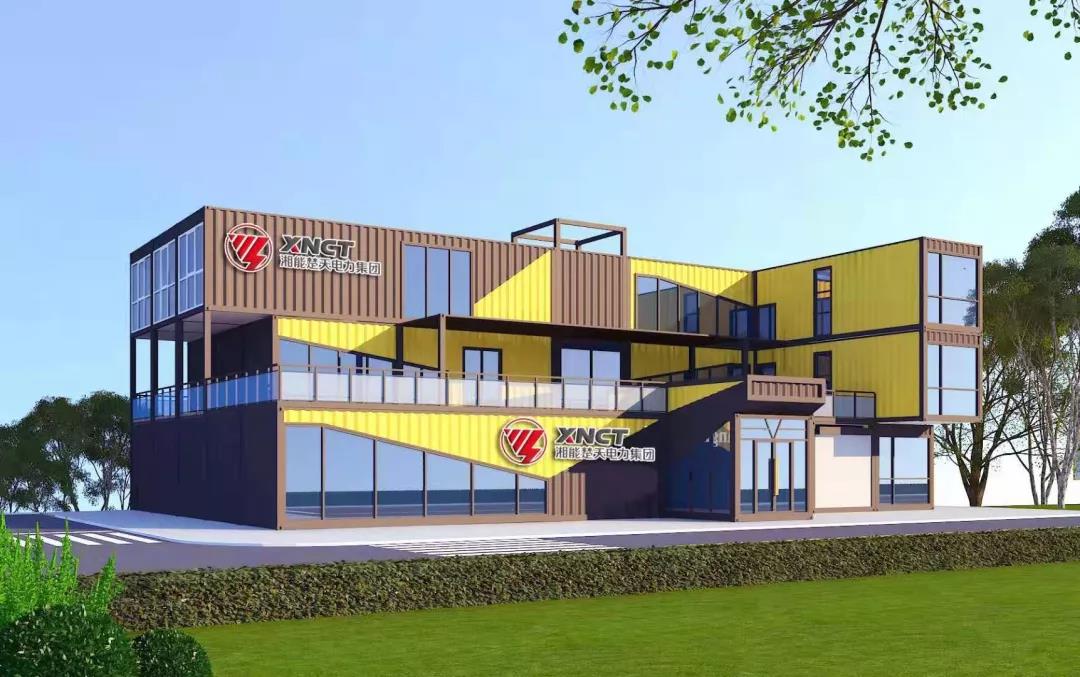 预制舱式综合楼成功投放,湘能楚天模块化技术再立新功!